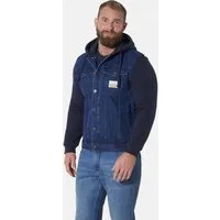 Jan Vanderstorm Jeansjacke INGMARK mit Kontrast-Kapuze