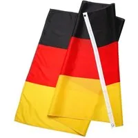 elasto Flagge Deutschland Fahne 'Nations' 150 cm, Fußball WM 2026 Fanartikel, Weltmeisterschaft