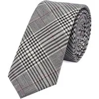 DonDon Krawatte Herren Krawatte 6 cm mit Karos oder Streifen (Packung, 1-St) Veranstaltungen