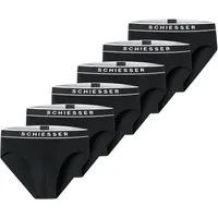 Schiesser Slip 95/5 - Organic Cotton sportlicher Webgummibund mit SCHIESSER-Logo-Prägung