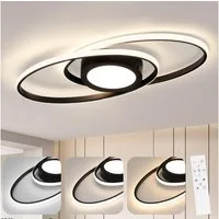 Nettlife LED Deckenleuchte LED Deckenleuchte Dimmbar Modern 48W, Dimmbar, LED fest integriert, Warmweiß Neutralweiß Kaltweiß, Schlafzimmer Kinderzimmer Küche Balkon perfekt als Weihnachtsgeschenk