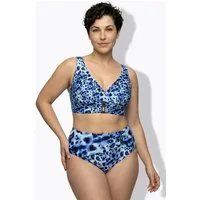 Ulla Popken Soft-BH Bikini Animalmuster Softcups Träger verstellbar