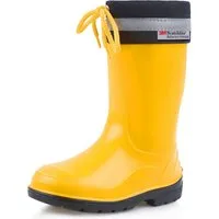 Ladeheid lange Regenschuhe für Mädchen und Jungen LA-972 Gummistiefel Kinder mit Stulpe zum Schnüren