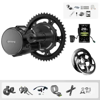 [EU DIRECT] BAFANG BBS01B 36V 250W Mid-Motor Conversion Kit Electric Bike Kits with C010 Display Screen 36/42/44T Chainw