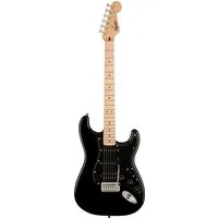 Squier E-Gitarre Fender Squier Sonic Stratocaster HSS MN Bk