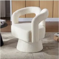 STILVORA Relaxsessel Akzentstühle um 360° drehbar,Sessel mit breit Polsterung,Stoffsessel