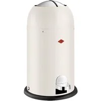 WESCO Mülleimer Kickmaster Junior Abfallsammler mit Dämpfer, mit Kunststoffeinsatz, Klappe, Fußtritt und Bodenring