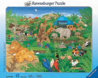 Ravensburger 06690 - Im Tiergarten (45 Teile)