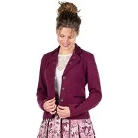 Spieth & Wensky Trachtenjacke Walkjacke Damen - FORMOSA - beere