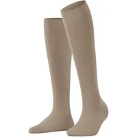 FALKE Kniestrümpfe Cotton Touch Kniestrümpfe (1-Paar) mit sehr feinem Maschenbild