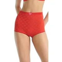 adidas Originals Panty Microterrot Monogram elastischer Bund, Allover-Logo, weich