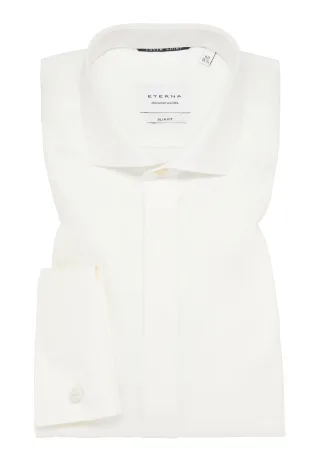 ETERNA - Cover Shirt Twill super langer Arm (70 cm) beige - Gr. - 42