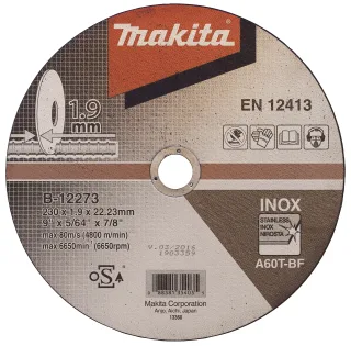 Makita Trennscheibe INOX, 230 x 1,9 mm - 10 Stück - B-12273