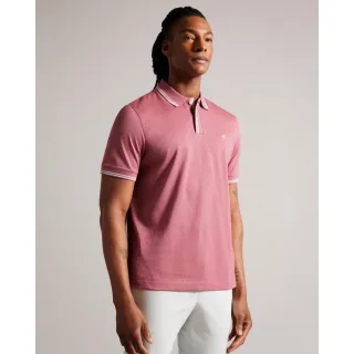 Polo Zeiter Slim toucher doux Ted Baker Pour Homme en Rose