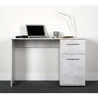 VOGL Möbelfabrik Schreibtisch Tobi, mit einer Tür und einem Schubkasten, optional mit Tastaturauszug, Breite 115 cm