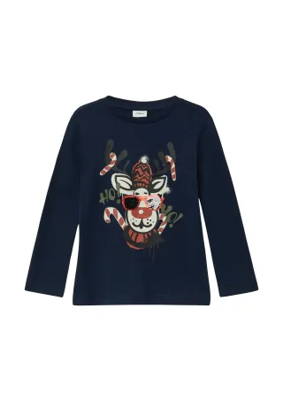 s.Oliver - T-Shirt blau - Gr. - 110