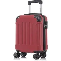 YONSLY Hartschalen-Trolley Hartschalen-Koffer Trolley 360° Rollen, robuster Reisekoffer, 4 Rollen, mit Zahlenschloss, für Business und Urlaub 46/55/66/76 cm