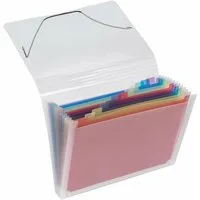 VELOFLEX Fächermappe Fächermappe Crystal 4446 290 A4 mit 12 Fächern