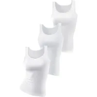 petite fleur by Lascana Achselhemd (3er-Pack) aus reiner Baumwolle, Tanktop, Unterziehshirt