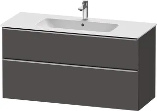 Duravit D-Neo Waschtischunterbau wandhängend Graphit Matt 1210x462x625 mm - DE4364070490000 DE4364070490000