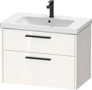 Duravit D-Code Waschtischunterschrank wandhängend Schubk. 2, DC46720BD220000