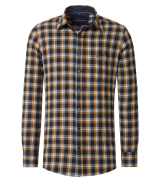 CASAMODA - Freizeithemd blau - Gr. - XXL