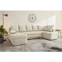 Jockenhöfer Gruppe Wohnlandschaft U-Form, B: 260 cm, mit Bettfunktion & Bettkasten