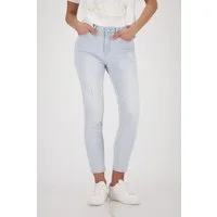 Monari 7/8-Jeans Basic mit strahlenden Strasssteinen, 5-Pocket-Form
