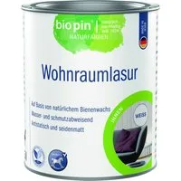 Bio Pin Wohnraumlasur Biopin Wohnraumlasur 375 ml weiß