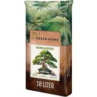 GREEN HOME LOVE NATURE Spezialerde Bonsaierde für gesunde Wurzeln & Drainage, Indoor & Outdoor 18 L, 36 L, 72 L, Langzeitdünger, Perlit, Kokosfasern, pH 5,8, gute Drainage