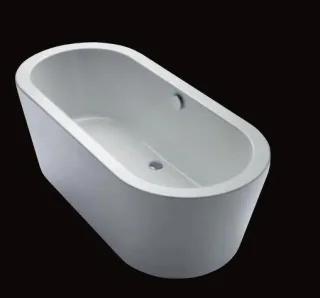 Repabad Livorno 170/80 oval F freistehende Badewanne, L: 1700, B: 800, H: 610 mm, weiss 31669W