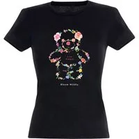 Banco T-Shirt Damen Sommershirt mit verschiedenen Bärendruck Streetwear Rundhalsausschnitt, 100% Baumwolle, Größen S - 6XL