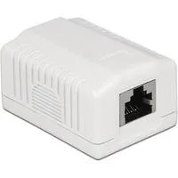 RJ-45 Anschlussdose 1 Port Cat.6a LSA weiß