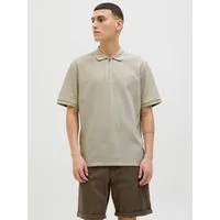 Jack & Jones Poloshirt JJEAUSTIN ZIP POLO SS NOOS mit Polokragen