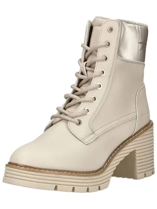 TOM TAILOR Stiefelette "Tom Tailor Stiefelette Lederimitat/Textil"