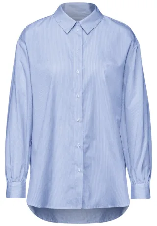 Street One Studio - Gestreifte Longblouse blau/weiß - Gr. - 44