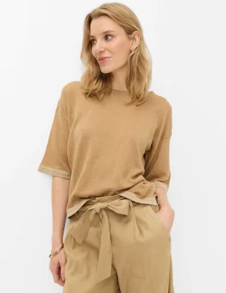 Brax Damen Style NOEMI golden beige, Beige, Gr. 36