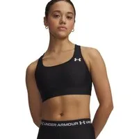 Under Armour® Sport-BH HEATGEAR MID elastisches Material mit 13% Elasthan, atmungsaktives Futter