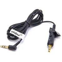 vhbw passend für Bose QuietComfort QC2, 2, QC15, 15 Kopfhörer / Mobilfunk Audio-Kabel, Inkl. Lautstärkeregler