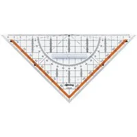 ROTRING Geodreieck Geometrie-Dreieck 23cm mit Griff