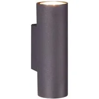 TRIO Leuchten LED Wandleuchte, Dimmfunktion, LED wechselbar, Warmweiß, innen, kleine Updown Wand-strahler minimalistisch Schwarz, Höhe 18cm