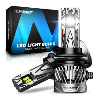 Novsight A500-N95 2PCS 130W 30000LM LED Headlight Bulbs 6500K Bright White Car Front LED Headlights IP68 Waterproof Leve