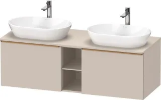 Duravit D-Neo Konsolenwaschtischunterbau wandhängend Taupe Matt 1400x550x459 mm - DE4950B04910000 DE4950B04910000
