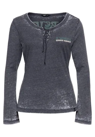 Queen Kerosin Damen Longsleeve Forever 2 Wheels