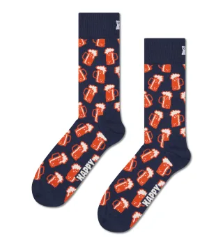 happy socks - Beer Sock Blau - Gr. - 43.5