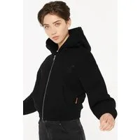 Harlem Soul Kapuzensweatjacke mit Baumwolle