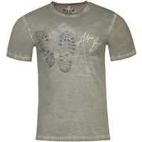 MarJo Trachtenshirt Trachtenshirt Herren - ONUR - petrol, torf