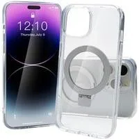 StyleShell SHOCKFlex mit Standfunktion, Handyhülle transparent, iPhone 16 Pro, kompatibel mit MagSafe