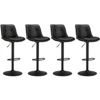 VASAGLE Barhocker Barstühle (Set, 4 St), höhenverstellbar, drehbar