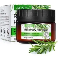ALIVER Haarmaske Haarkur Haarpflege Rosmarin trockenes krauses gefärbtes Haar Bio Vegan, 1-tlg.